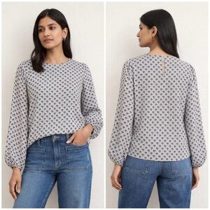 Loft Tulip Floral Printed Blouse